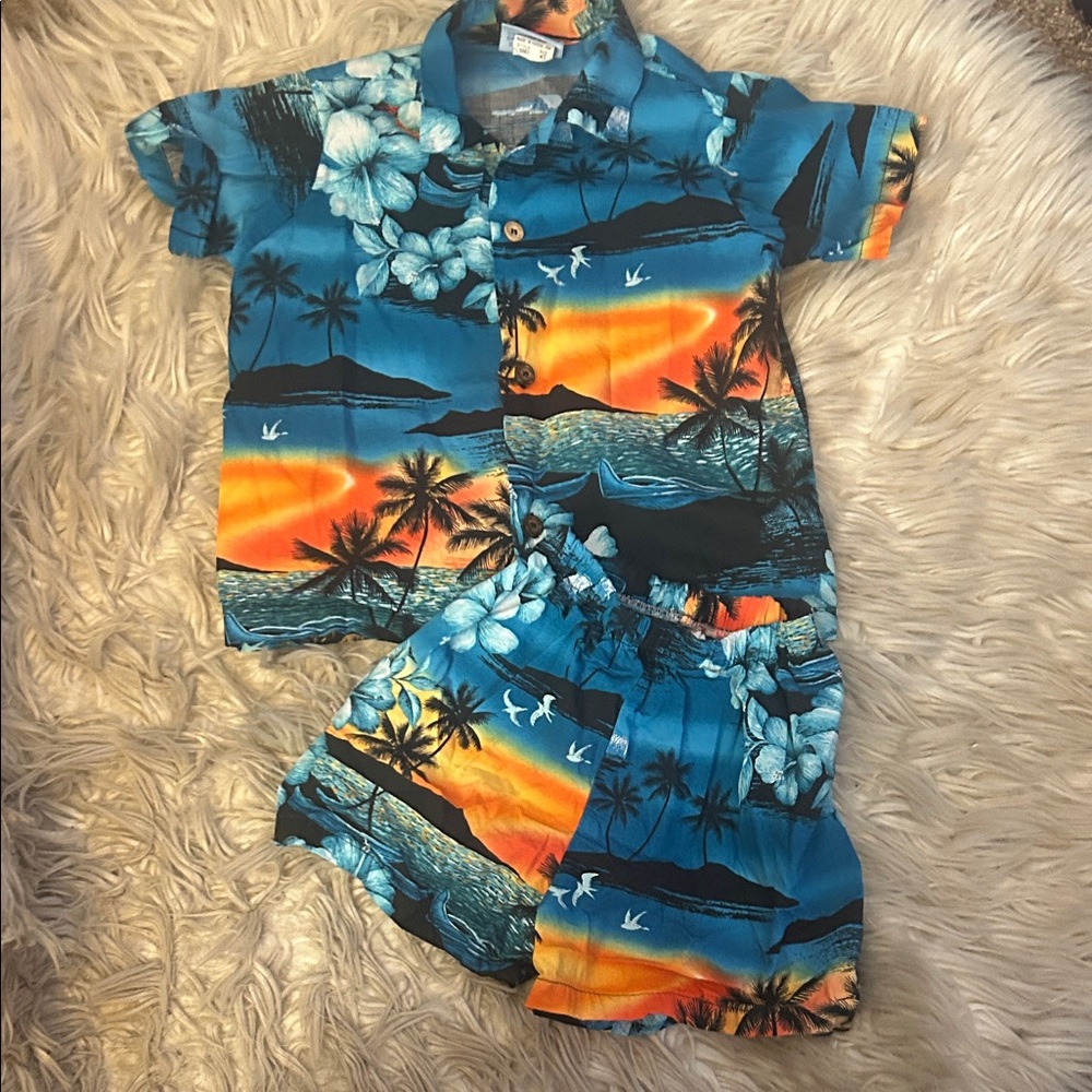 Boys Caribbean matching set size 4t